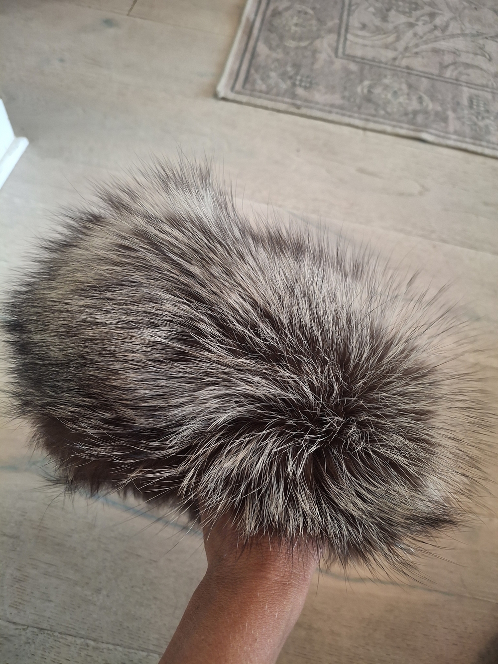 Vintage Genuine Silber Fox Fur Hat